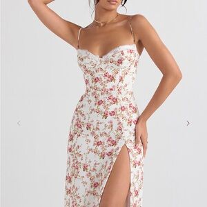House of CB Charlotte Rose Print Midi Sundress